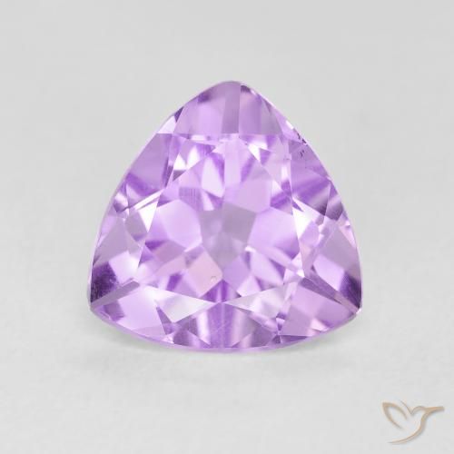 2.74ct Naturale Viola chiaro Ametista, Taglio trillion, VS