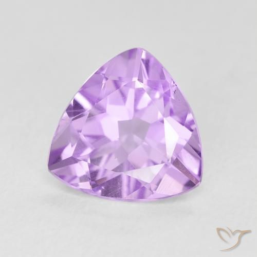 Ametista Viola chiaro naturale da 2.74 ct, Taglio trillion, VS