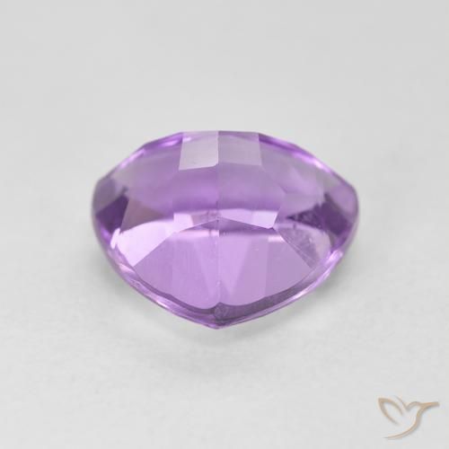 Ametista Viola tendente al rosa naturale da 3.19 ct, Taglio trillion, VS
