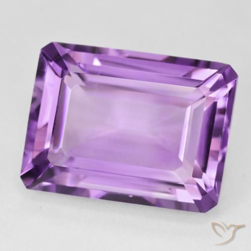 Ametista Viola tendente al rosa naturale da 22.23 ct, Ottagonale / Taglio smeraldo, VVS