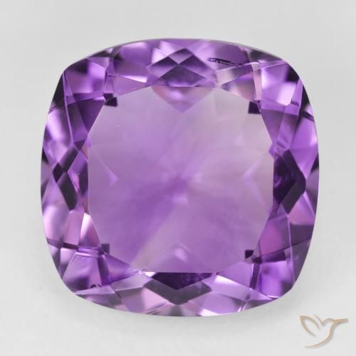 19.90ct Naturale Violetto rosato Ametista, Cuscino, VVS-VS