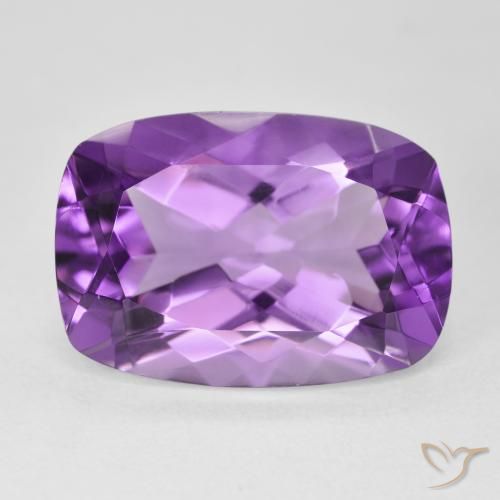 11.88ct Naturale Viola medio Ametista, Cuscino, VVS-VS