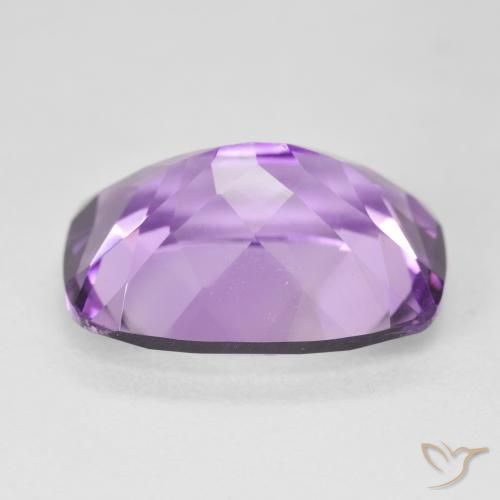 Ametista Viola medio naturale da 12.57 ct, Cuscino, VVS