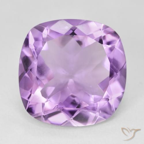 12.96ct Naturale Viola tendente al rosa Ametista, Cuscino, VVS-VS