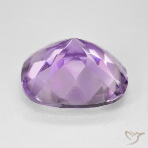 Ametista Viola tendente al rosa naturale da 12.96 ct, Cuscino, VVS-VS