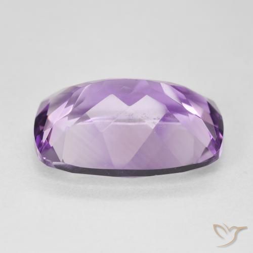 Ametista Viola tendente al rosa naturale da 11.71 ct, Cuscino, VVS