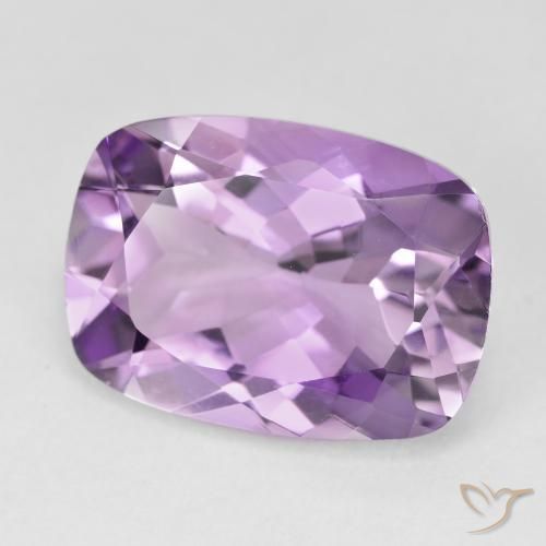 Ametista Viola rosa medio naturale da 12.30 ct, Cuscino, VVS