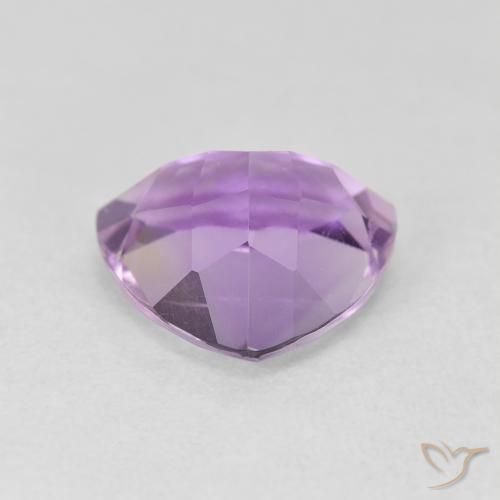 Ametista Viola medio naturale da 3.00 ct, Taglio trillion, VS