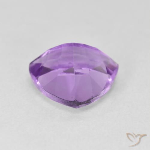 Ametista Viola rosato brillante naturale da 2.96 ct, Taglio trillion, VS