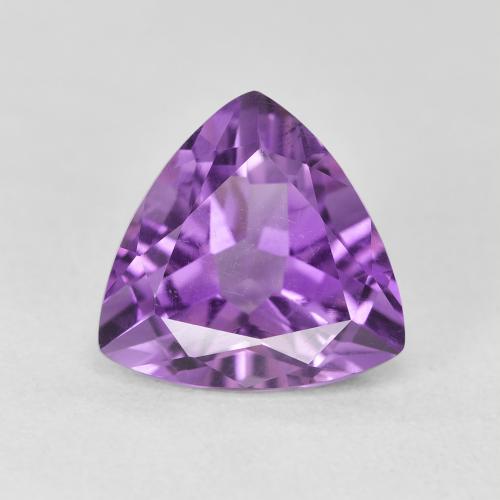 3.07ct Naturale Medium Light Purplish-Violet Ametista, Taglio trillion, VVS-VS