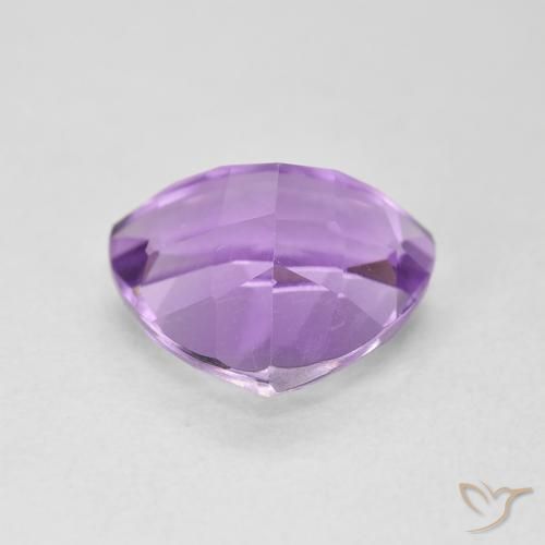 Ametista Viola tendente al rosa naturale da 2.98 ct, Taglio trillion, VS