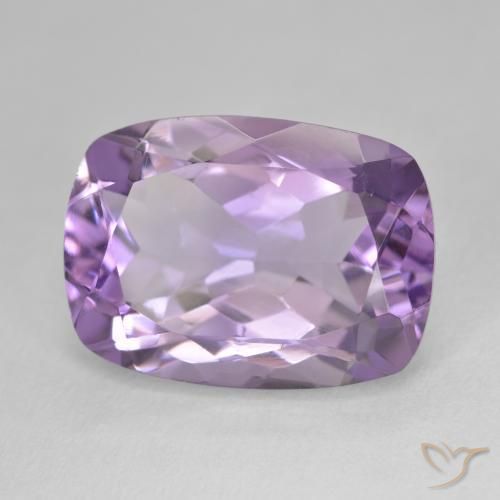 Ametista Viola medio naturale da 13.39 ct, Cuscino, VVS
