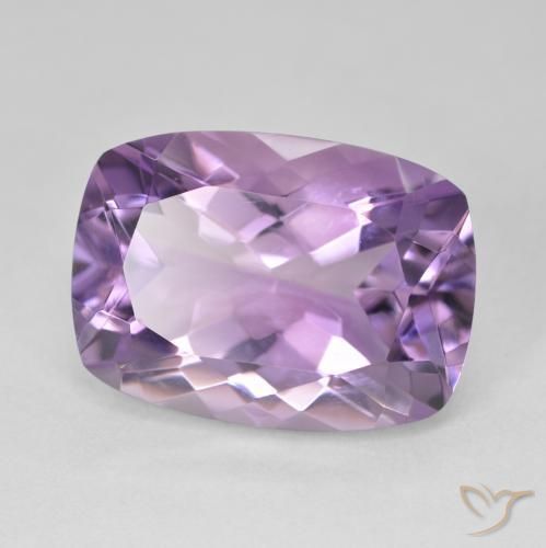 Ametista Iris Violetta naturale da 13.07 ct, Cuscino, VVS
