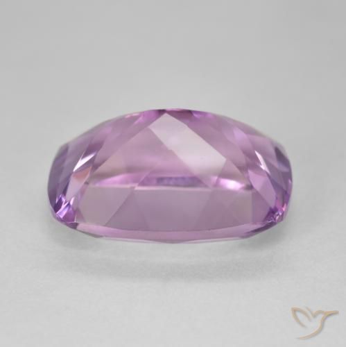 Ametista Viola rosa medio naturale da 13.24 ct, Cuscino, VVS