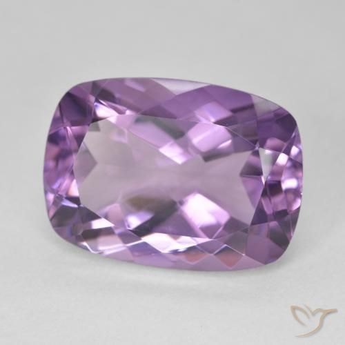 Ametista violaceo naturale da 13.63 ct, Cuscino, VVS