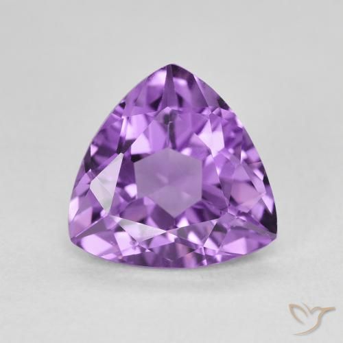 2.78ct Naturale Viola Rosato Medio Ametista, Taglio trillion, VVS-VS