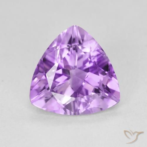 2.71ct Naturale Viola tendente al rosa Ametista, Taglio trillion, VVS-VS