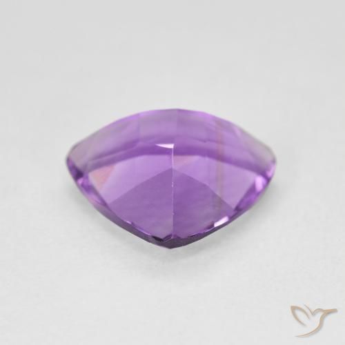 Ametista Viola tendente al rosa naturale da 2.41 ct, Taglio trillion, VVS-VS