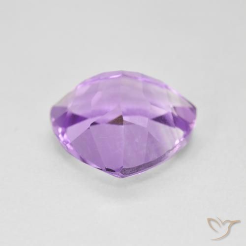 Ametista Viola tendente al rosa naturale da 2.90 ct, Taglio trillion, VVS-VS