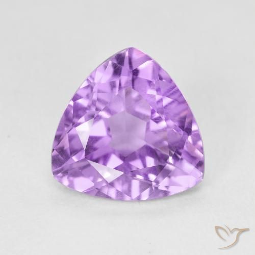 2.79ct Naturale Viola medio Ametista, Taglio trillion, VVS-VS