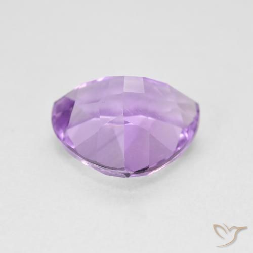Ametista Viola medio naturale da 2.79 ct, Taglio trillion, VVS-VS