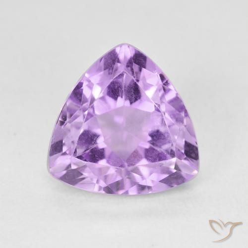 3.15ct Naturale Viola rosato brillante Ametista, Taglio trillion, VS
