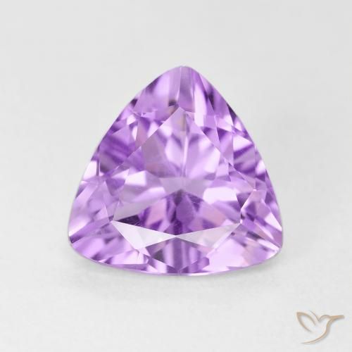 2.79ct Naturale Viola rosato chiaro Ametista, Taglio trillion, VVS-VS