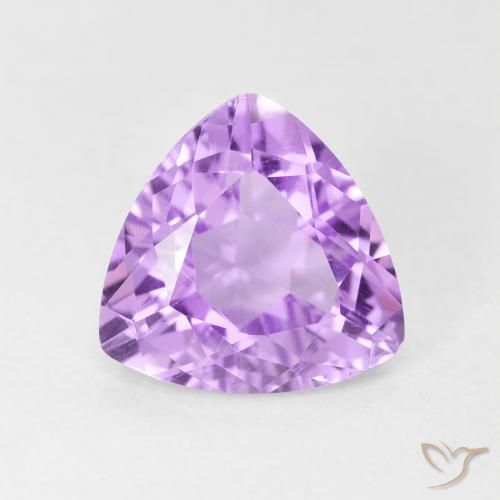 2.81ct Naturale Viola rosato chiaro Ametista, Taglio trillion, VVS-VS