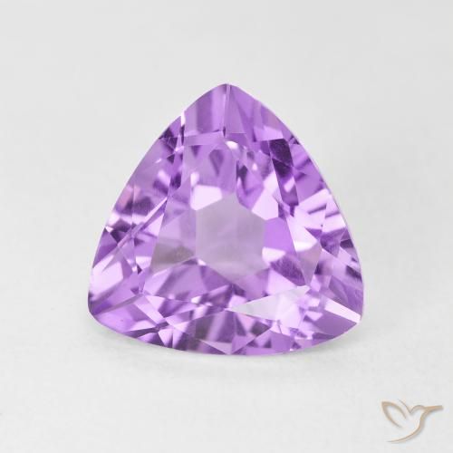 2.86ct Naturale Viola chiaro Ametista, Taglio trillion, VVS-VS