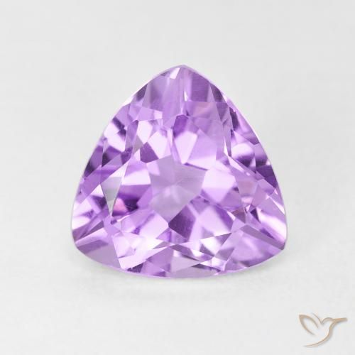 2.93ct Naturale Viola rosato chiaro Ametista, Taglio trillion, VVS-VS
