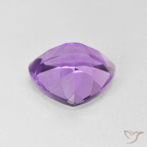 Ametista Viola chiaro naturale da 2.79 ct, Taglio trillion, VVS-VS