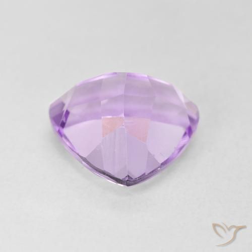 Ametista Iris Violetta naturale da 3.02 ct, Taglio trillion, VVS-VS