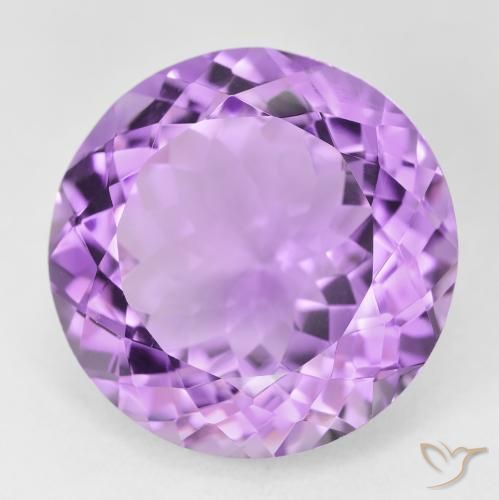 25.41ct Naturale Viola medio Ametista, Rotondo, VVS