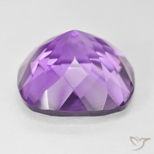 Ametista Viola Rosato Medio naturale da 21.19 ct, Cuscino, VVS