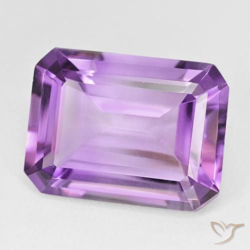 Ametista Viola tendente al rosa naturale da 18.67 ct, Ottagonale / Taglio smeraldo, VVS