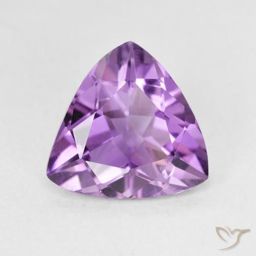 2.51ct Naturale Viola Rosato Medio Ametista, Taglio trillion, VVS