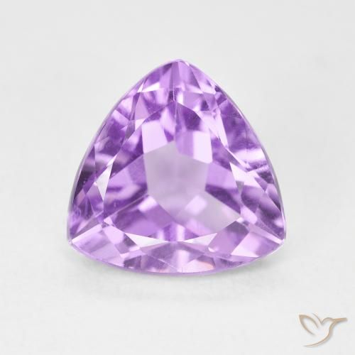 3.01ct Naturale Viola rosato chiaro Ametista, Taglio trillion, VVS