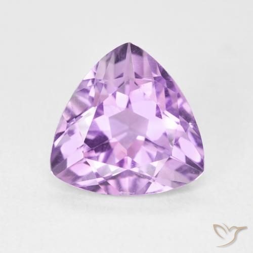 2.91ct Naturale Viola chiaro Ametista, Taglio trillion, VVS