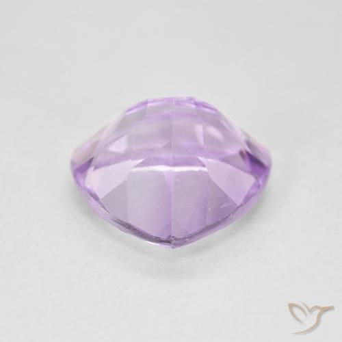 Ametista Viola chiaro naturale da 2.87 ct, Taglio trillion, VVS