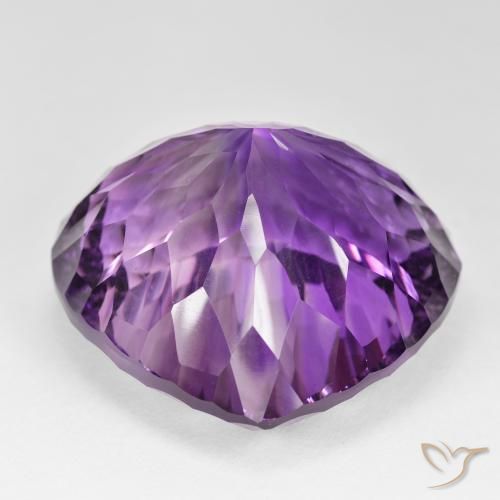 Ametista Medium Dark-Violet naturale da 139.93 ct, Forma a pera, VVS