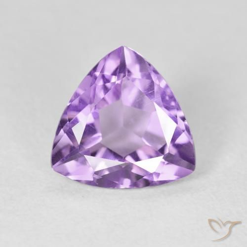 2.57ct Naturale Viola Iris Rosato Ametista, Taglio trillion, VVS-VS