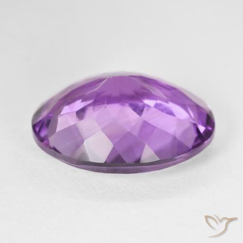 Ametista Viola tendente al rosa naturale da 14.13 ct, Ovale, VS