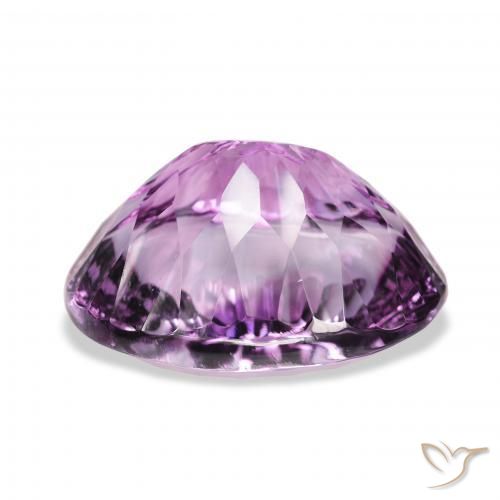 Ametista Viola chiaro-medio naturale da 36.81 ct, Ovale, VVS