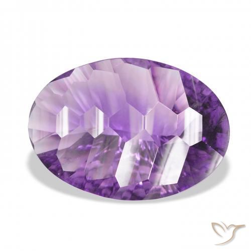 Ametista violaceo naturale da 29.90 ct, Ovale, VVS