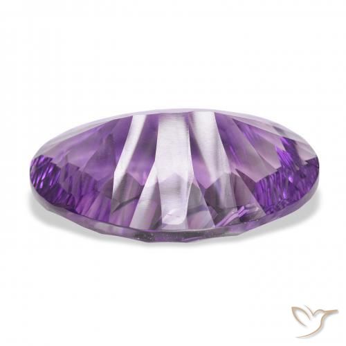 Ametista violaceo naturale da 29.90 ct, Ovale, VVS