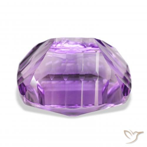 Ametista Viola medio naturale da 56.97 ct, Cuscino, VVS