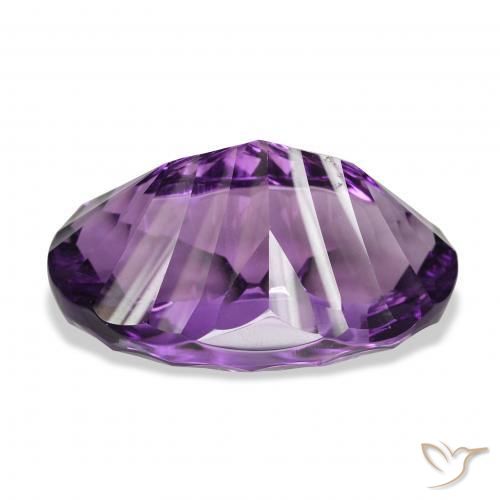 Ametista Viola Viola naturale da 52.86 ct, Ovale, VVS