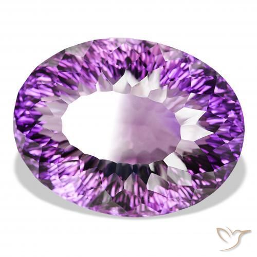 Ametista Viola scuro naturale da 193.81 ct, Ovale, IF