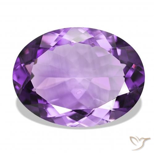 14.63ct Viola medio Ametista, Ovale, IF