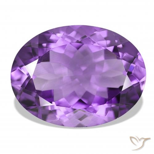 15.69ct Viola scuro Ametista, Ovale, IF